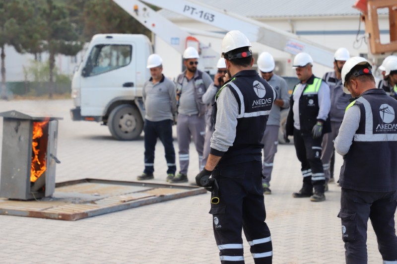 Akedaş Personeline Yangın Ve Acil Durum Tatbikatı