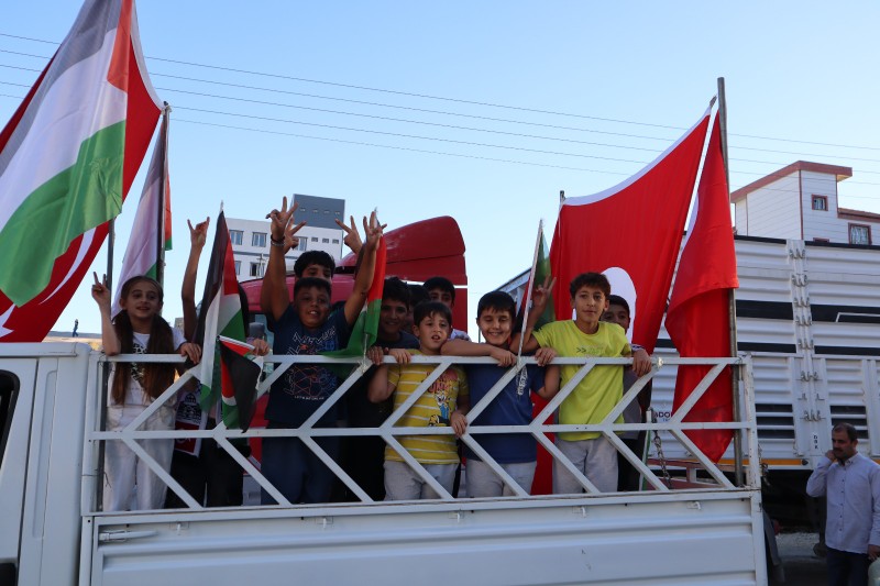 Besni’de İsrail Zulmüne Karşı Konvoylu Protesto6