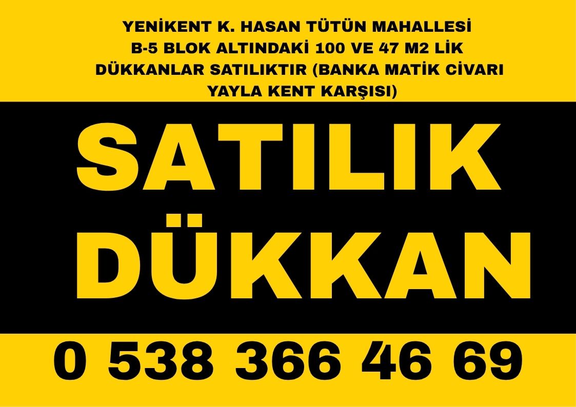 Satilik İlani