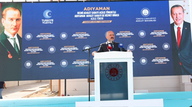 Bakan Tunç, Besni Adliyesi’ni Çocuklarla Beraber Açtı7