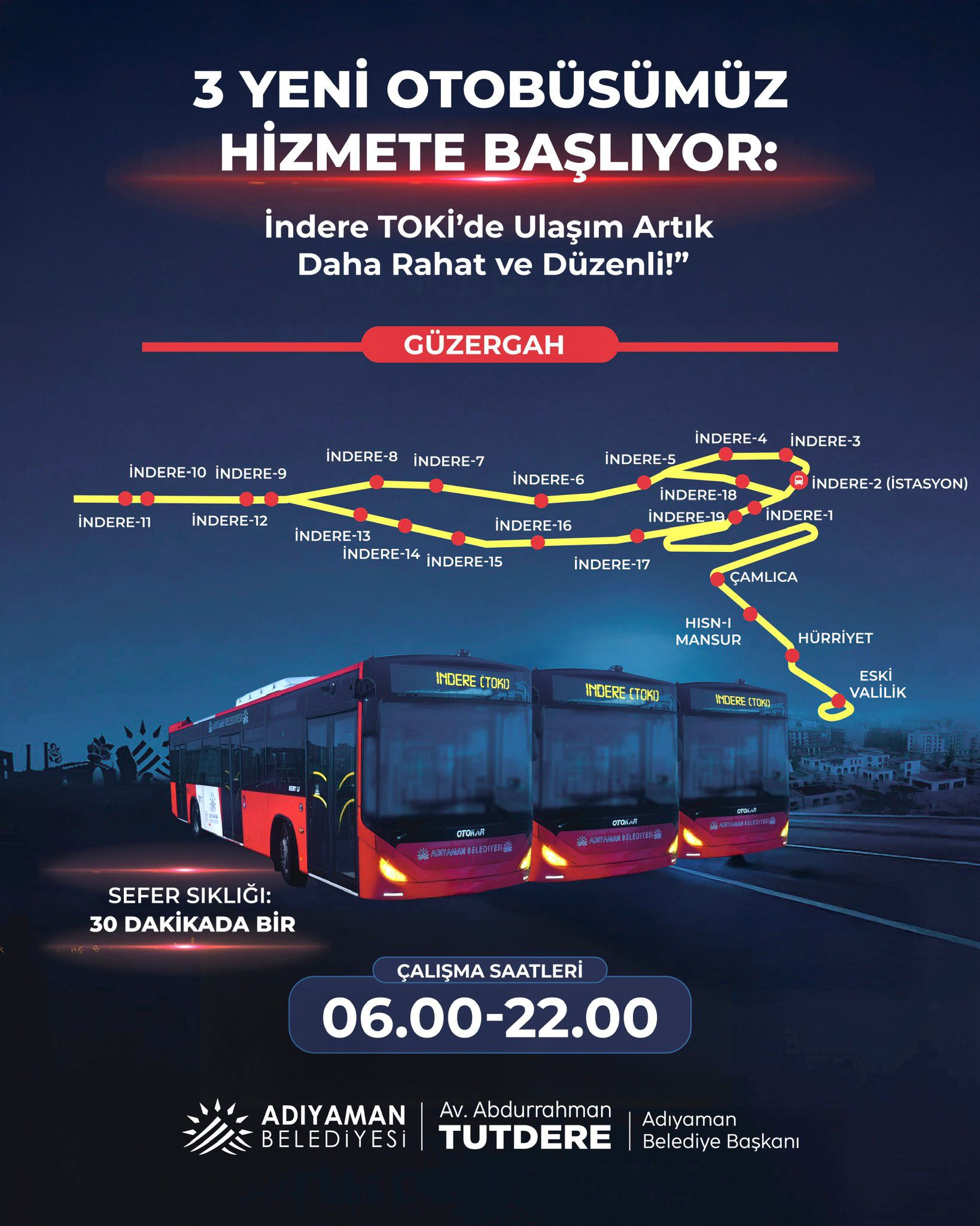 Adıyaman Belediyesi Otobüs