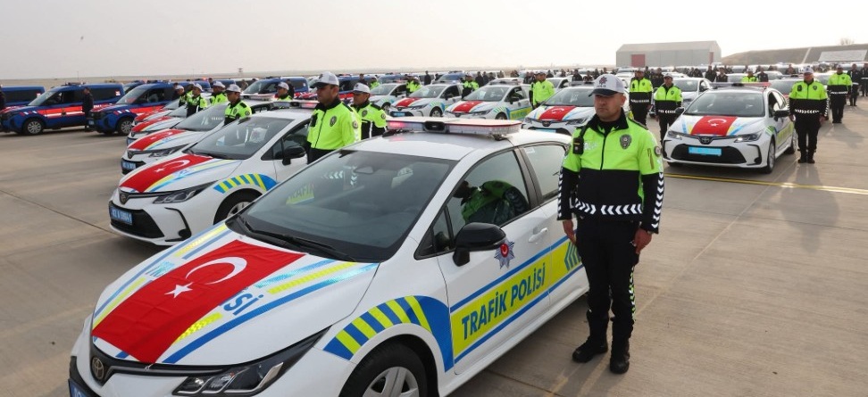 Adıyaman’ın Güvelik Hizmetine 116 Yeni Araç Katıldı