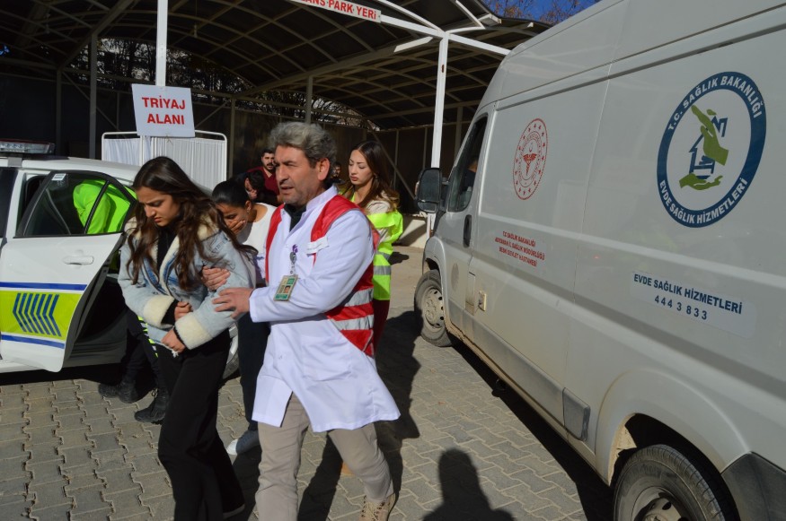 Besni Devlet Hastanesinden Gerçeği Aratmayan Tatbikat3