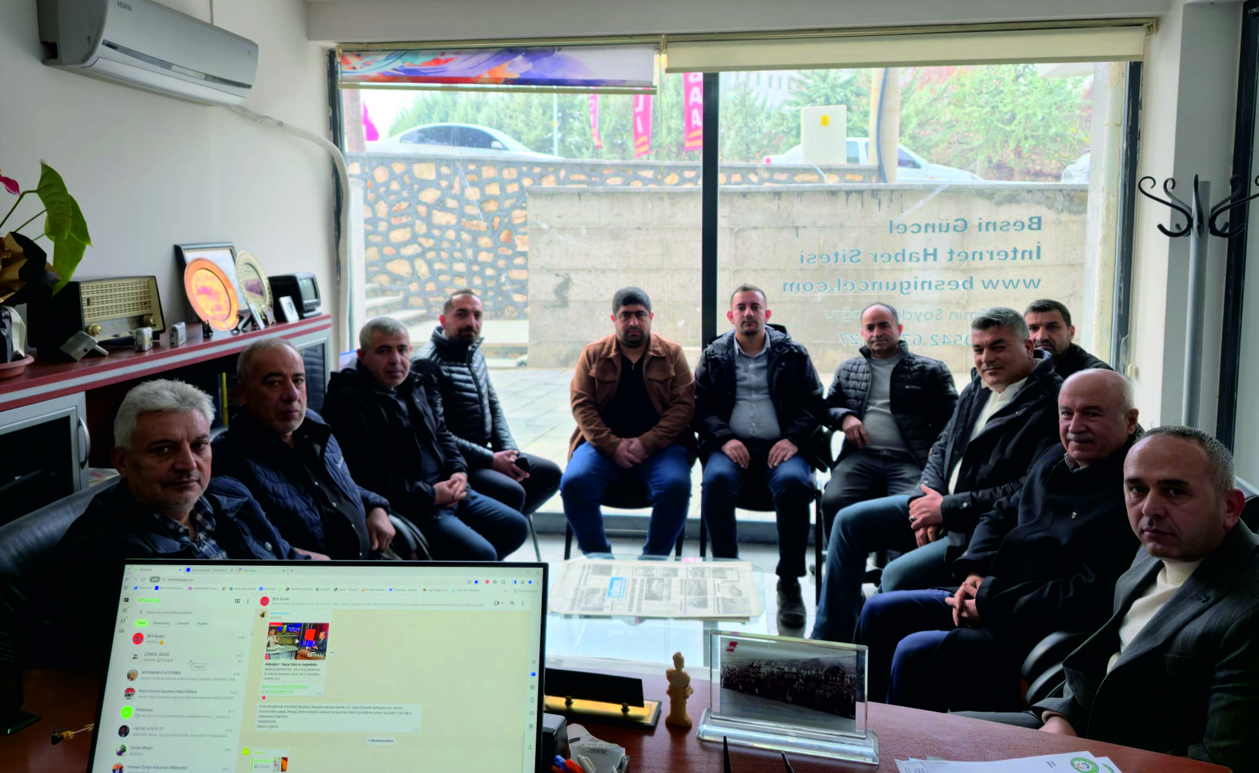 Besni̇ Esnaf Odasi Gazete Zi̇yaret