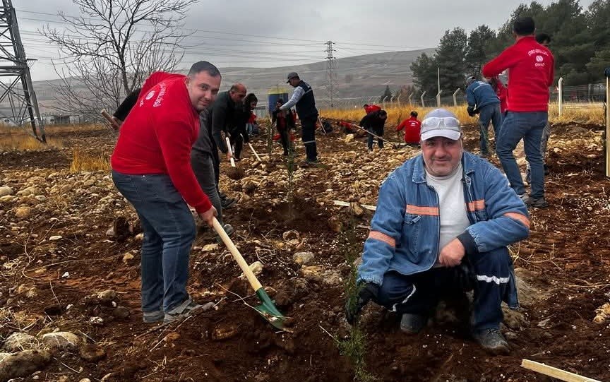 Çi̇mko’nun Fabrika Bahçesine Fidan Dikildi