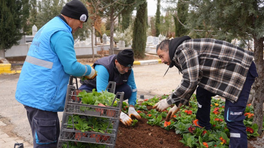 Adıyaman Deprem Anısına Menekşeyle Donatılıyor1