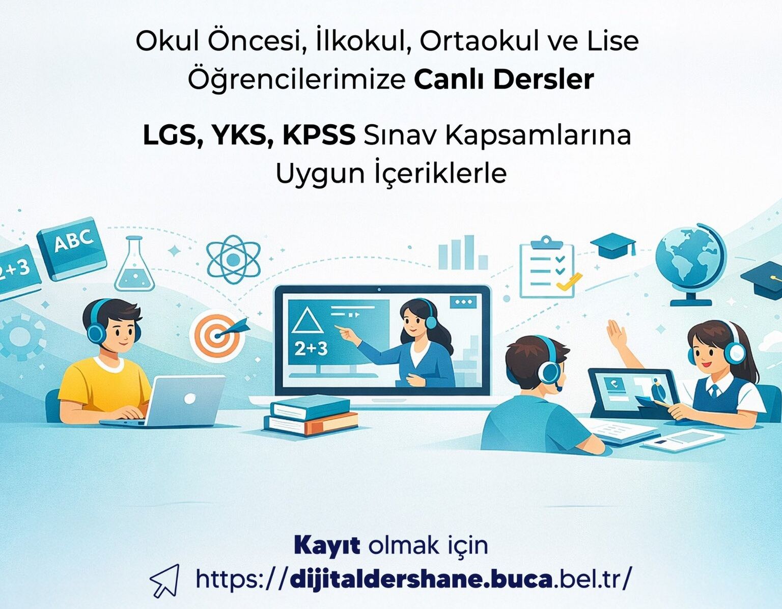 Belediye’den Öğrencilere Ücretsiz Dijital Dershane Desteği1