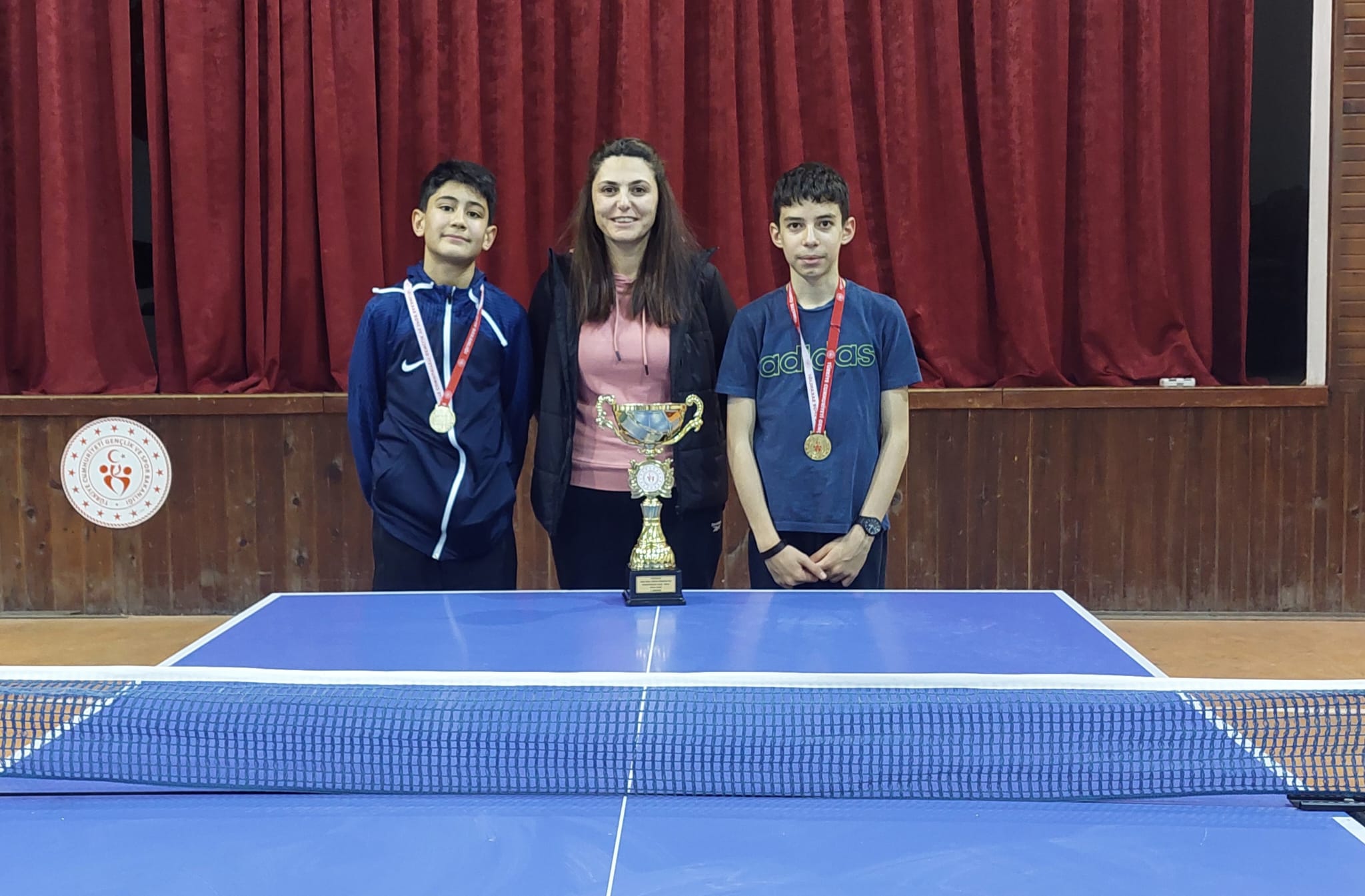 Besni İmam Hatip Ortaokulu Masa Tenisinde İl Şampiyonu