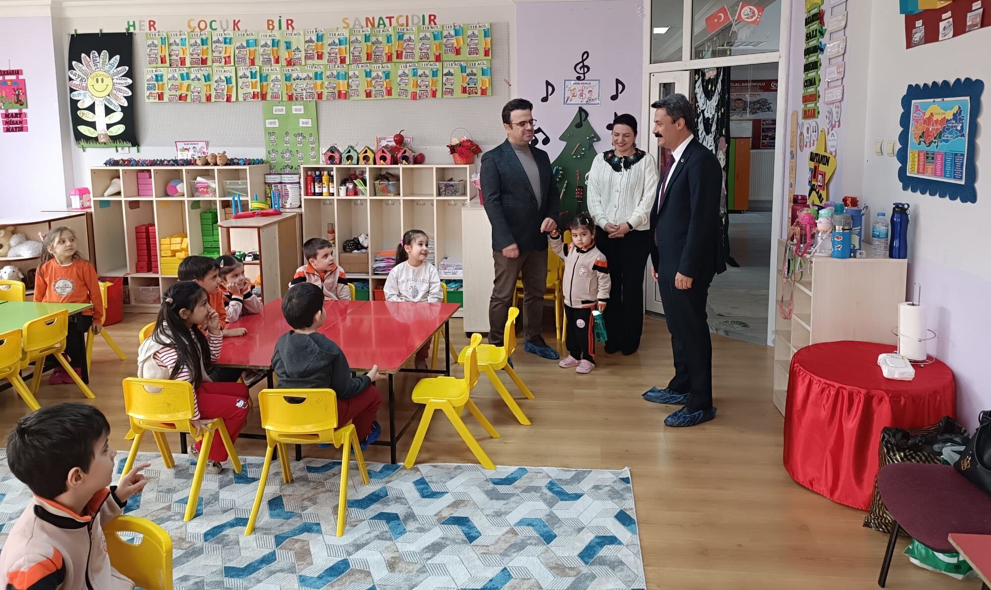 Kaymakam Aslan’dan İstiklal Anaokulu’na Ziyaret1