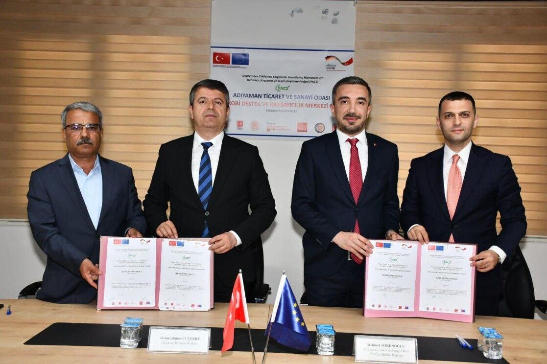 Adıyaman’da Yeşil Kobi̇ Merkezi Için Protokol Imzalandı