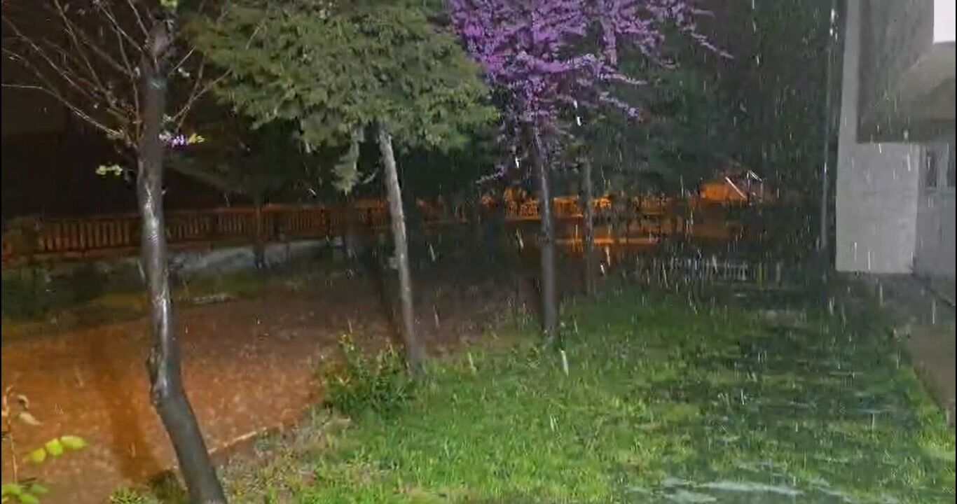 Besni’de Dolu Yağışı Tarım Alanlarına Zarar Verdi1