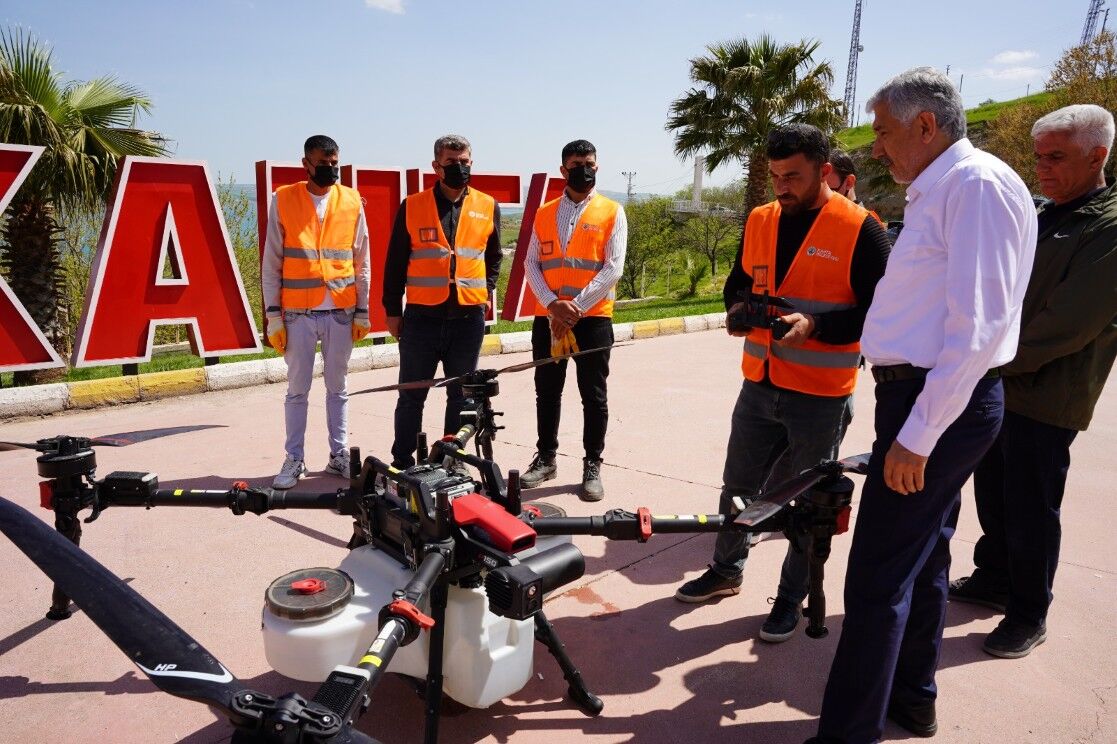 Kahta’da Drone Destekli İlaçlama Seferberliği1