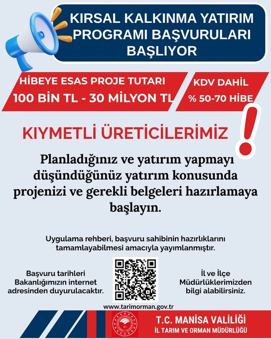 Üretici Hibe Desteği