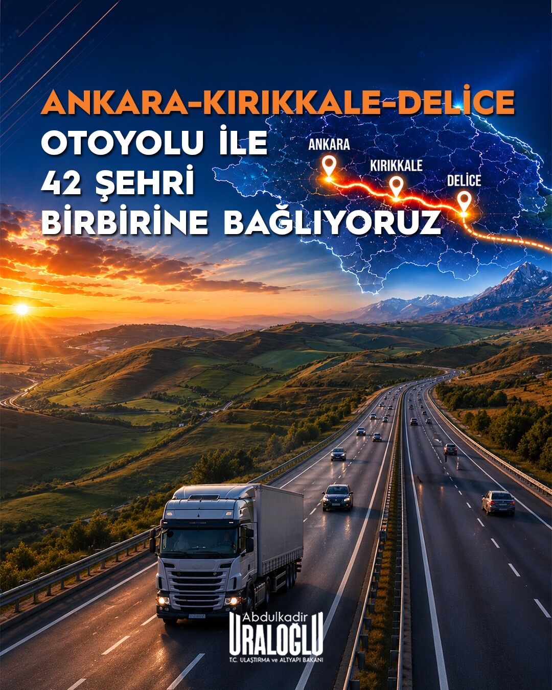 42 Şehir Birbirine Bağlanıyor