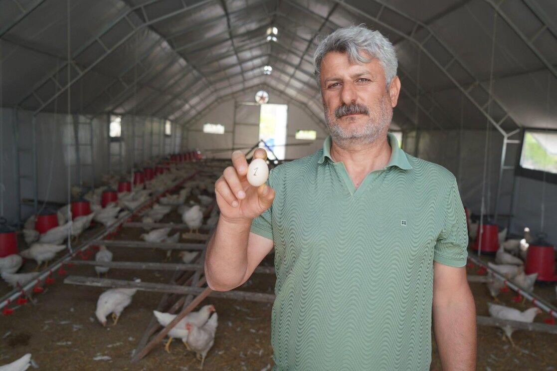 Adıyaman Belediyesinin Kümesi İlk Ürünü Verdi2