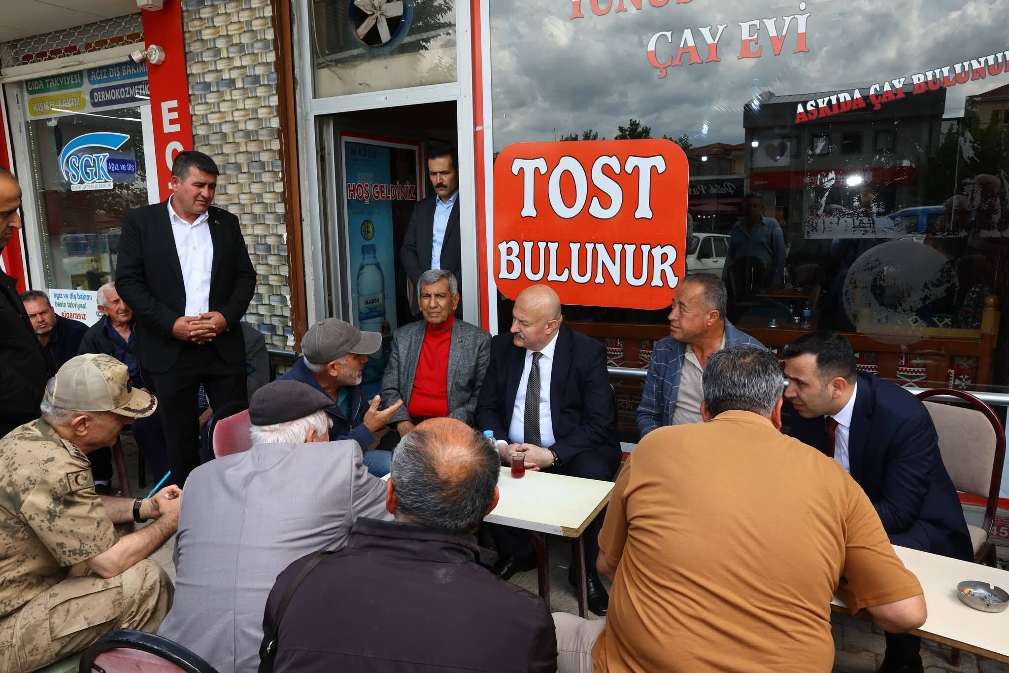 Adıyaman Valisi Abdullah Küçük Gölbaşı'nda Temaslarını Sürdürdü