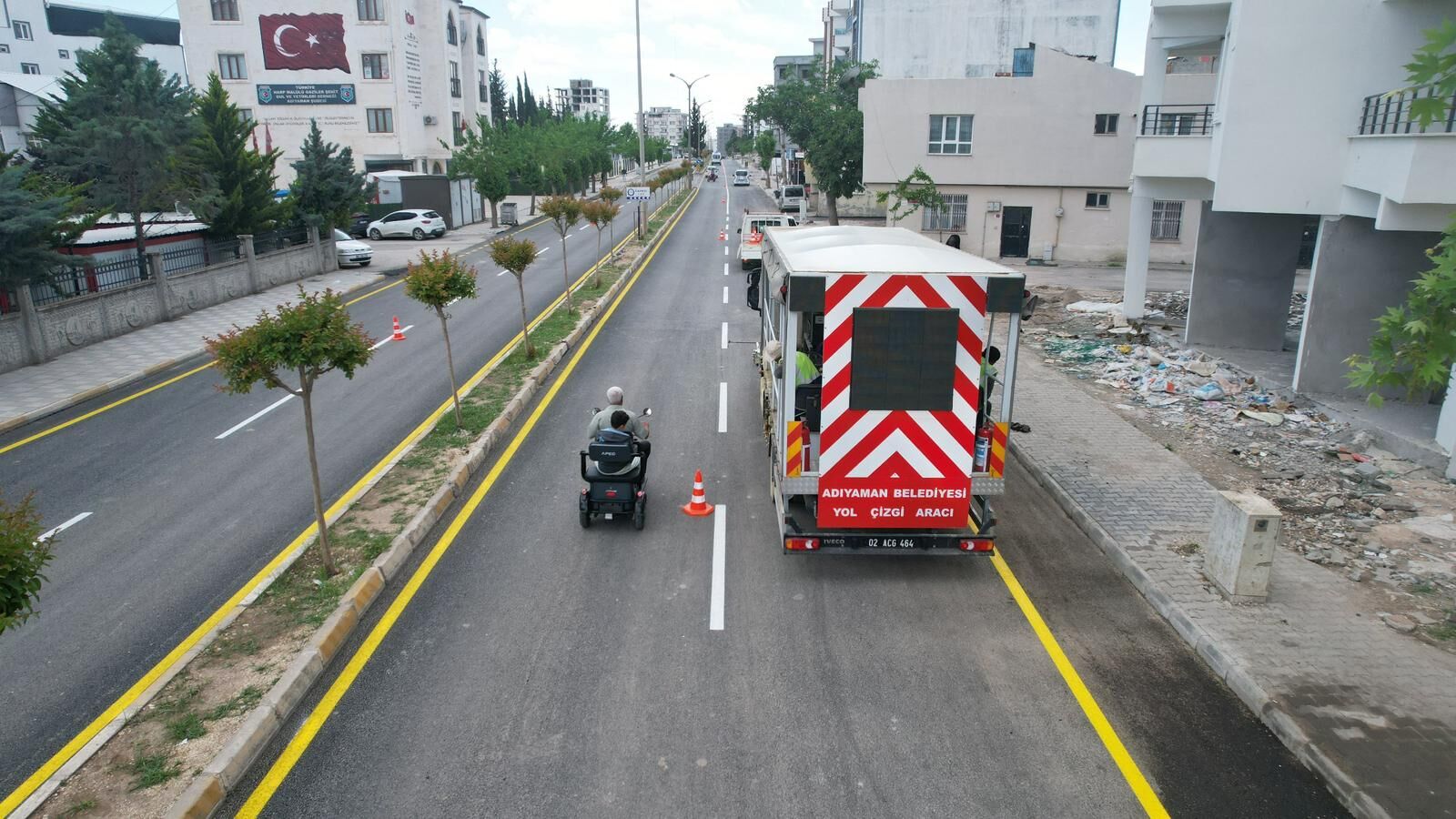 Adıyaman’da Şehit Yüzbaşı Rıza Fırat Caddesi Yenilendi (1)