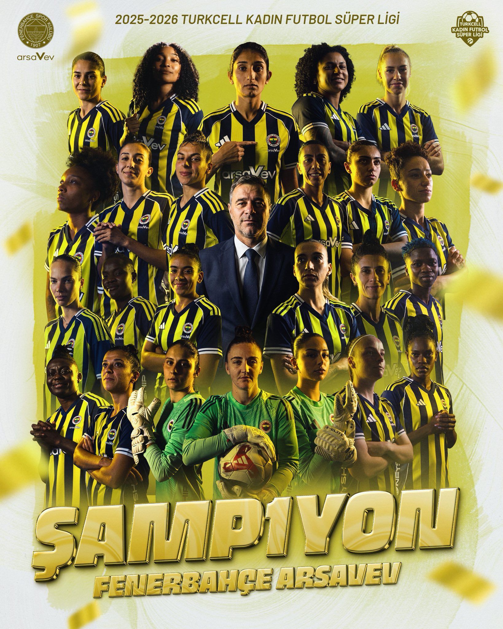 Fenerbahçe Kadın Futbol Şampiyon