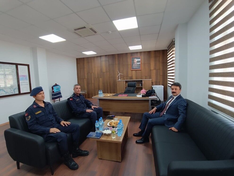 Kaymakam Aslan’dan Jandarma Ziyareti2