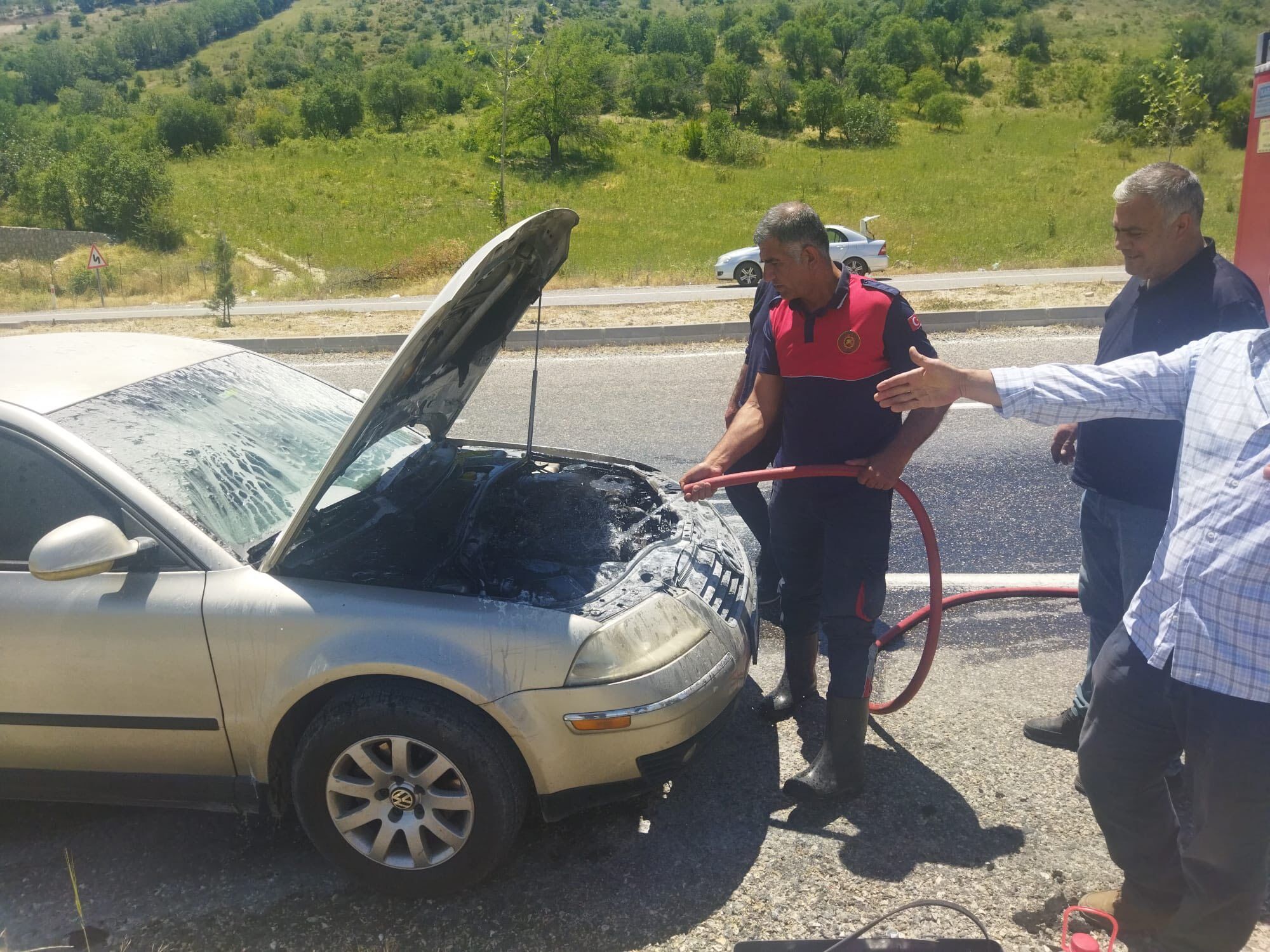Besni Araç Yanfını