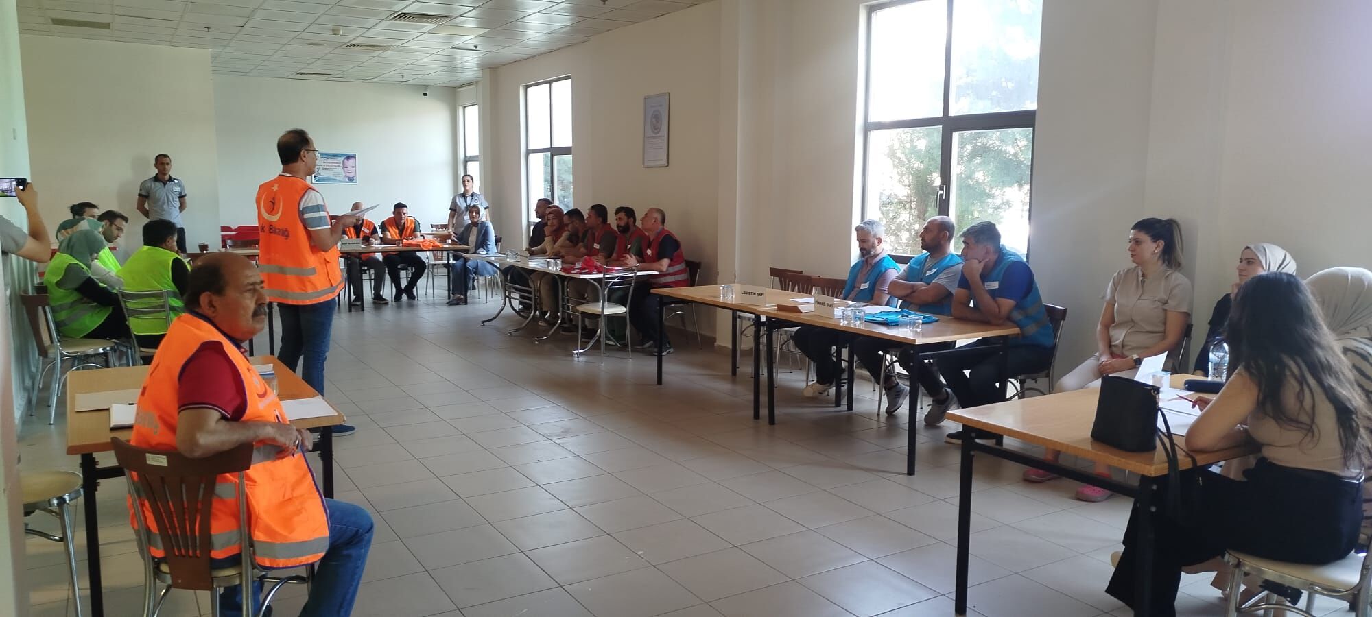 Besni Devlet Hastanesi'nde Yangın Tatbikatı Ön Çalışması Yapıldı