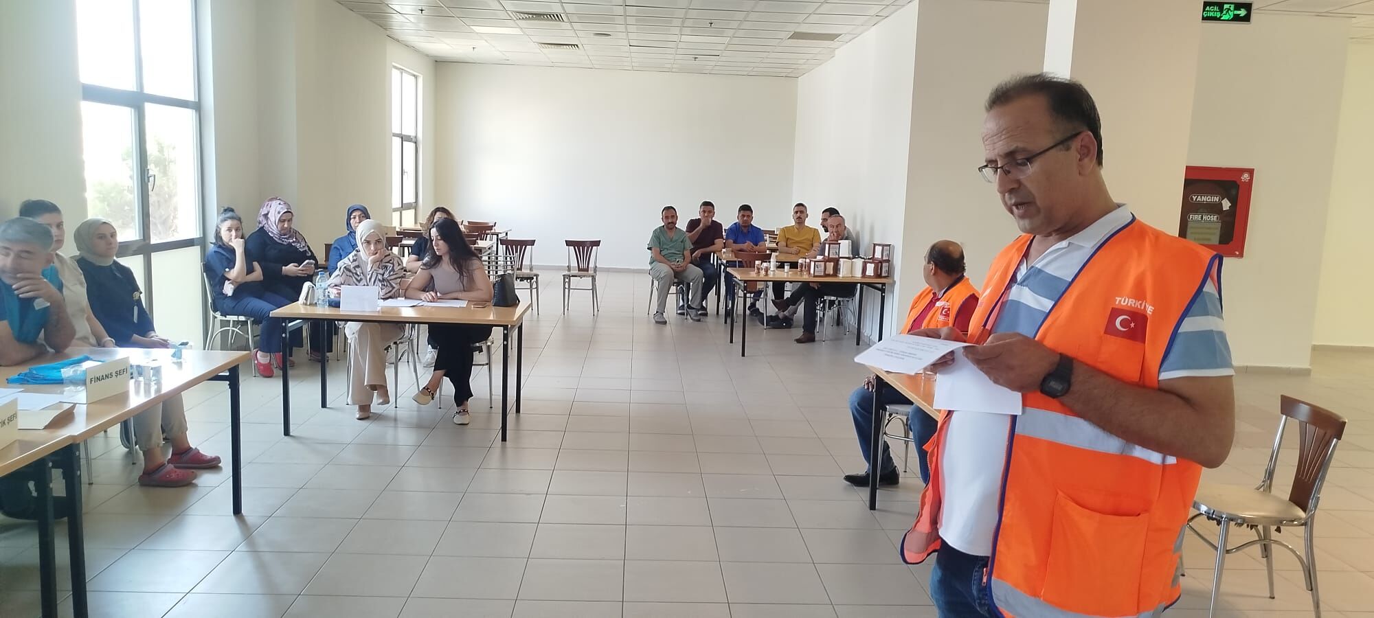 Besni Devlet Hastanesi'nde Yangın Tatbikatı Ön Çalışması Yapıldı2