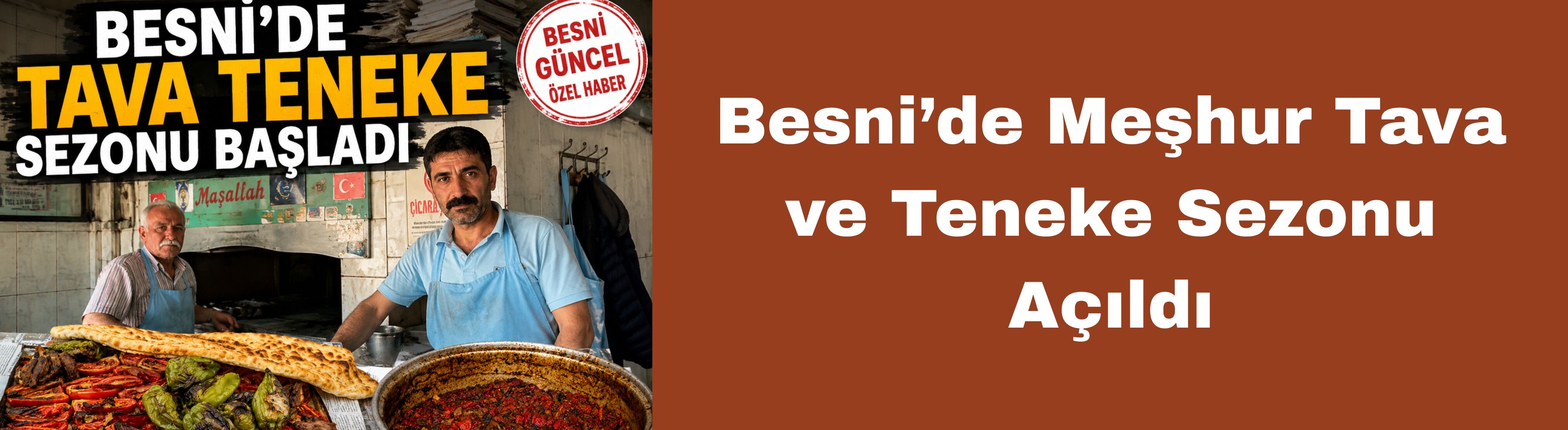 Besni’de Meşhur Tava ve Teneke Sezonu Açıldı