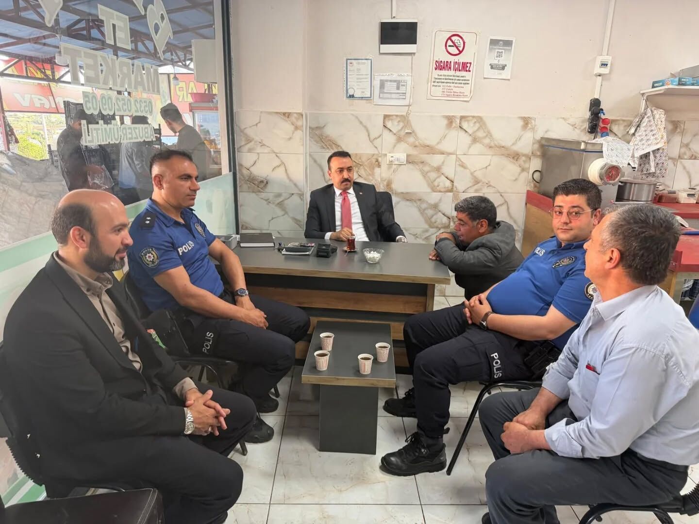 Çelikhan Kaymakamı Özgür Pelvan, Esnaf Ziyaretleri 1