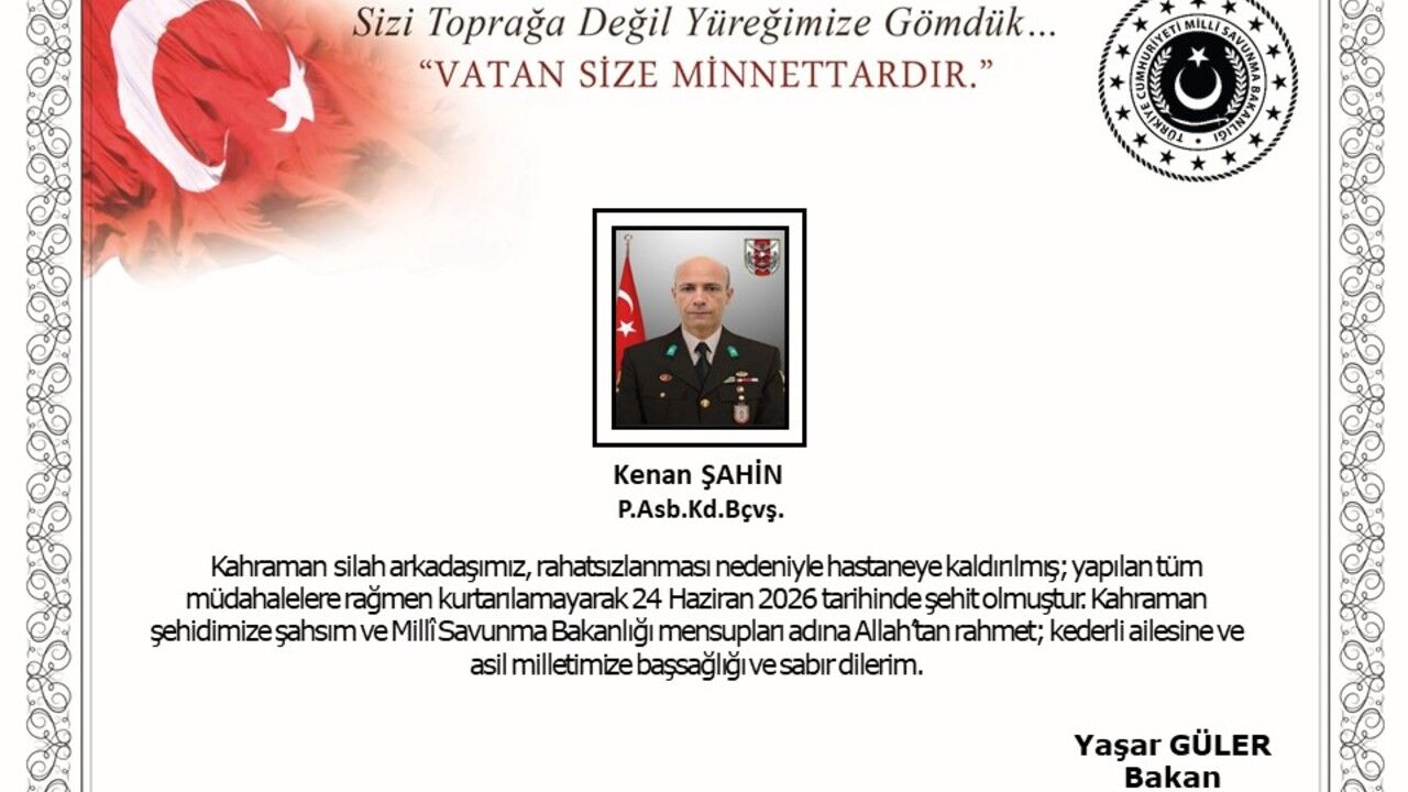 Firat Kalkani Nda Sehit Kenan Sahin E Milli Bassagligi