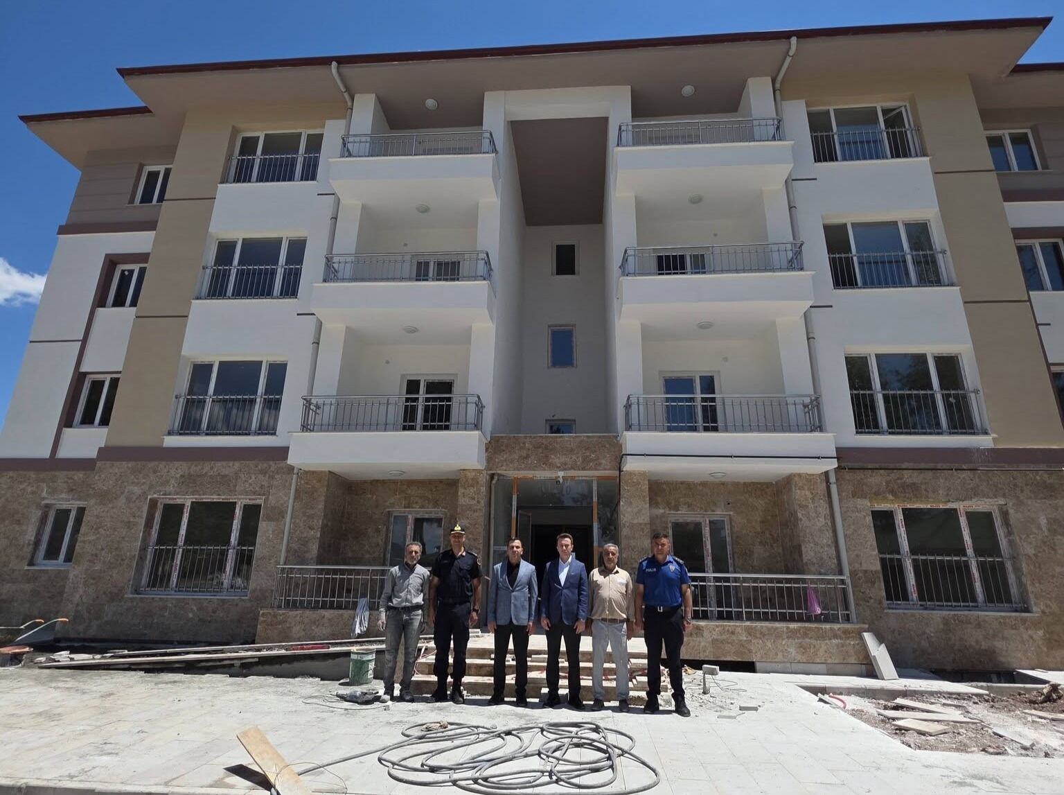 Gölbaşı'nda Adliye Lojmanları İncelendi