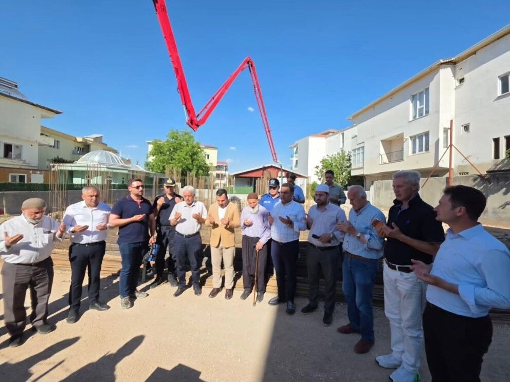 Gölbaşı'nda Erek Baba Camii'nin Temeli Atıldı2