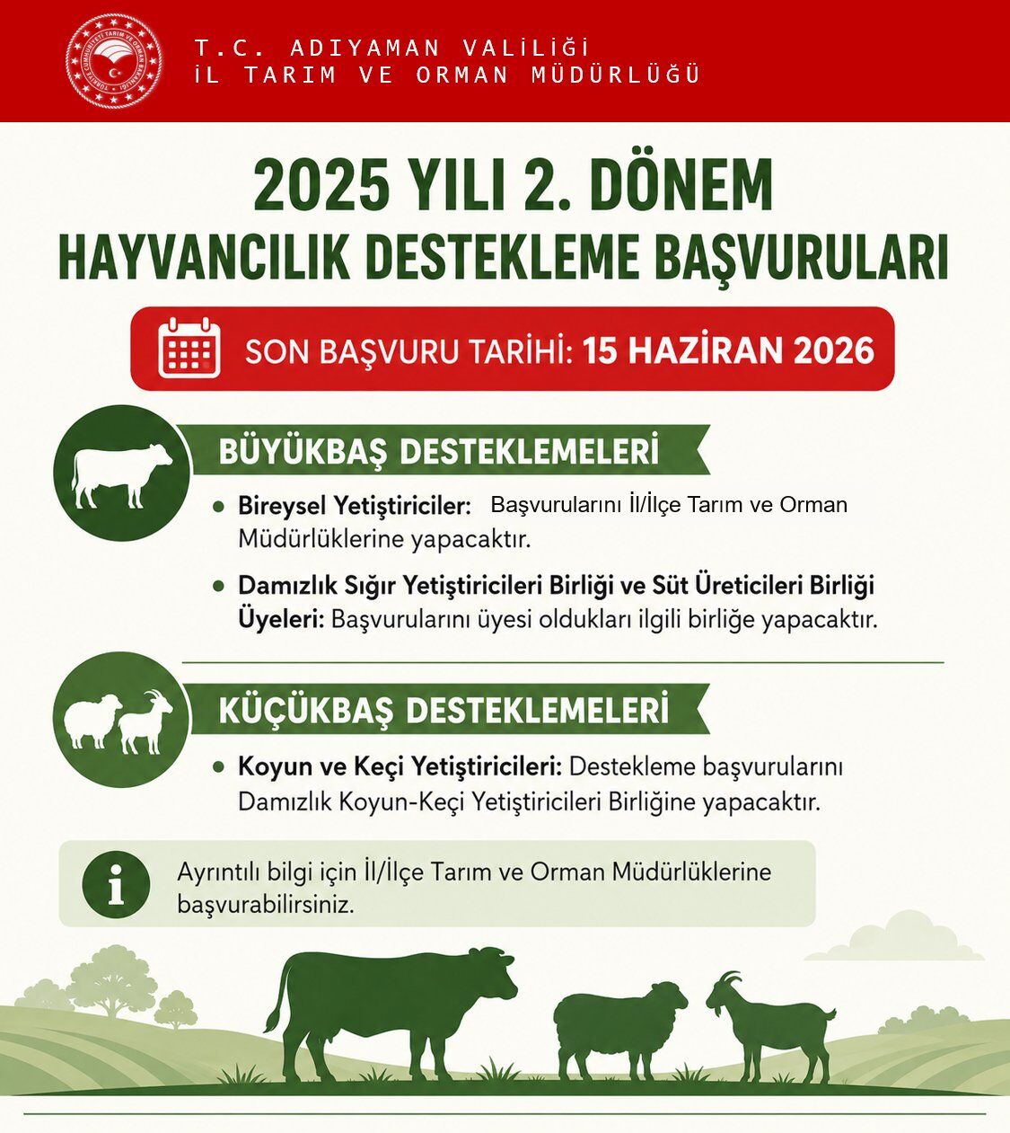 Hayvancılık Destekleme