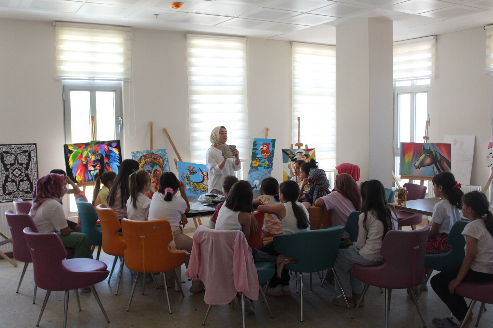 Besni'de Yaz Kur'an Kursu Öğrencilerine Dolu Dolu Etkinlik (7)