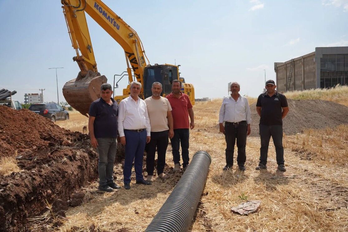 Kahta Oto Galericiler Sitesi'nde Altyapı Başladı