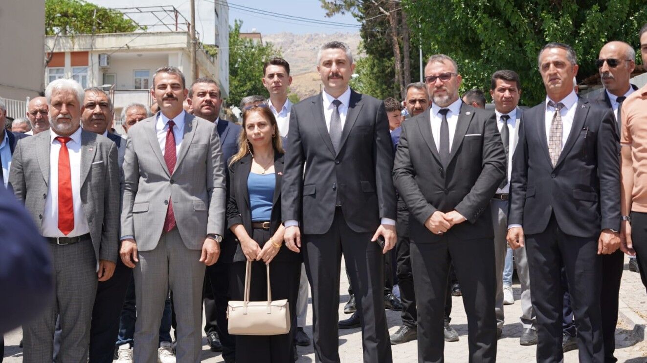 Mhp Gerger İlçe Başkanlığına Hasan Kut Aslan Seçildi