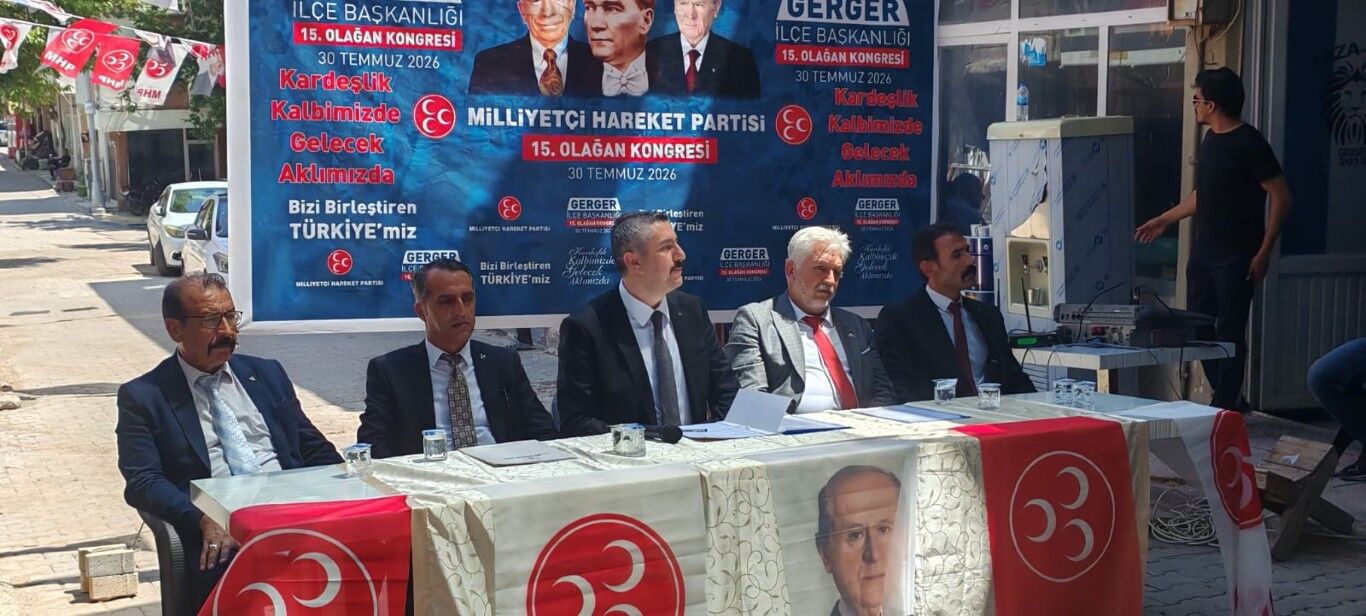 Mhp Gerger İlçe Başkanlığına Hasan Kut Aslan Seçildi2