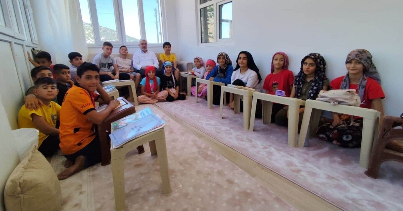 Müftü Erçek Yaz Kur'an Kursu Öğrencileriyle Buluştu
