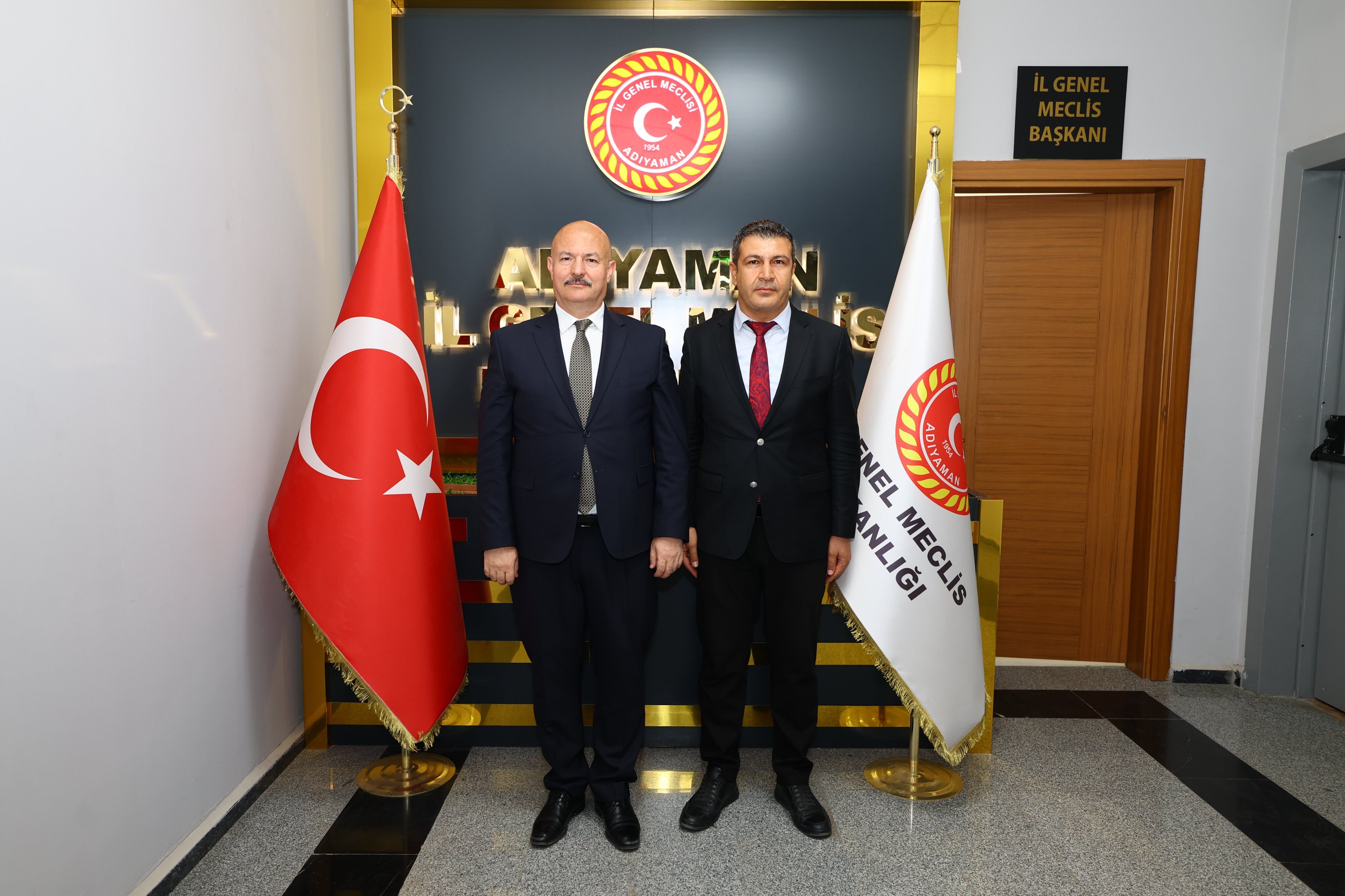 Vali Abdullah Küçük, İl Genel Meclisi Başkanı Mehmet Kılınç'ı Ziyaret Etti2