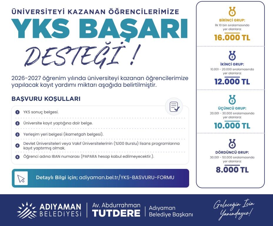Adiyaman Belediyesi Yks Desteği (Orta)