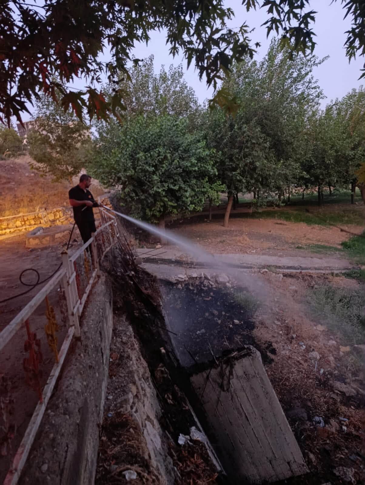 Besni’de Korkutan Yangın! Alevlere Hızlı Müdahale-1