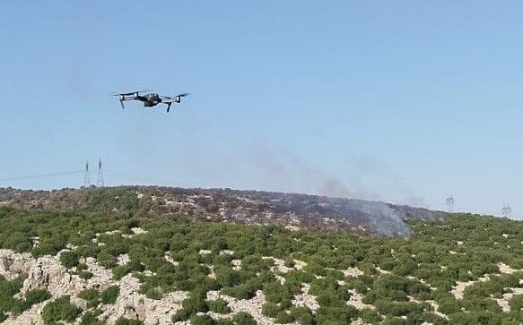 Besni’de Orman Yangını Yeniden Alevlendi 3 Bölgede Müdahale Sürüyor1