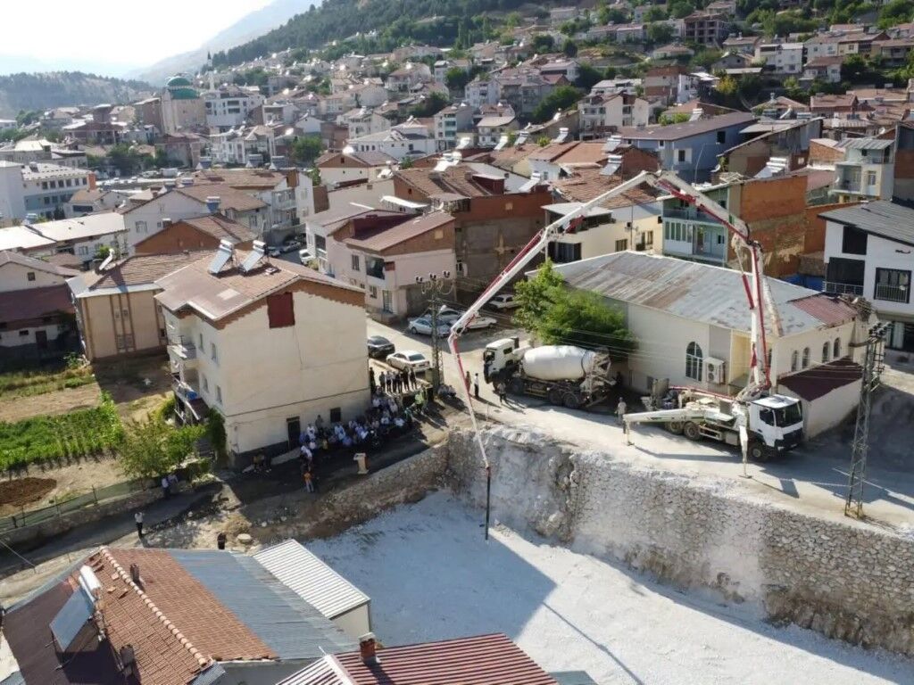 Çelikhan Merkez Camii Projesinde İlk Adım Atıldı (2) (Orta)