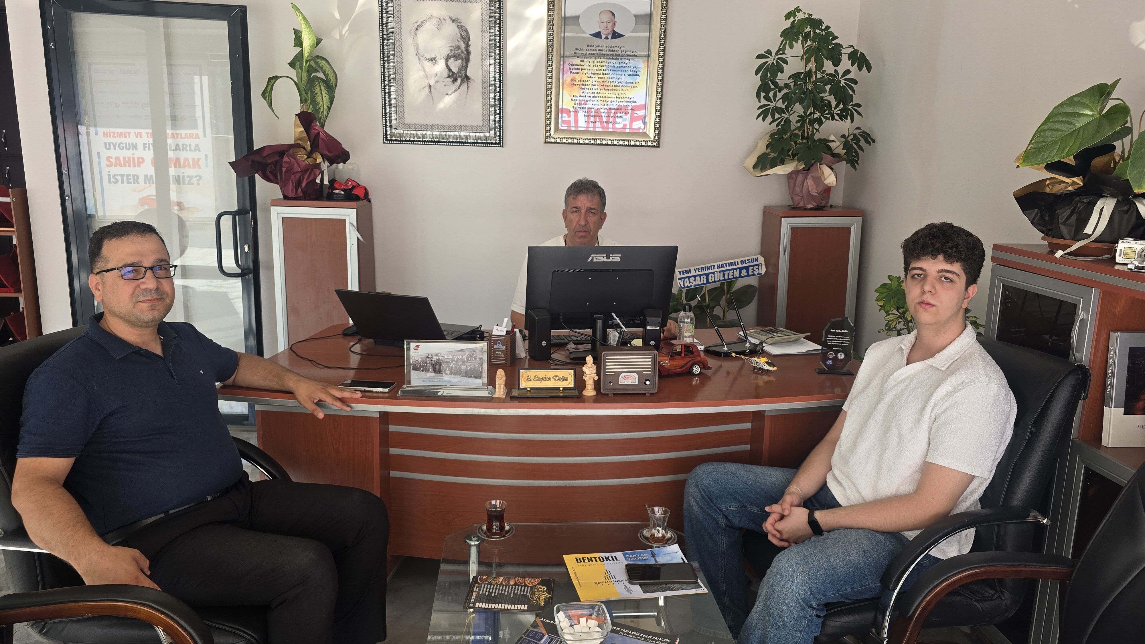 Yks Besni Şampiyonu İbrahim Gül’den Besni Güncel’e Ziyaret-1