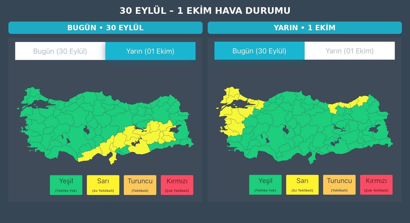 Adıyaman Dahil Çok Sayıda İl İçin Kuvvetli Yağış Uyarısı
