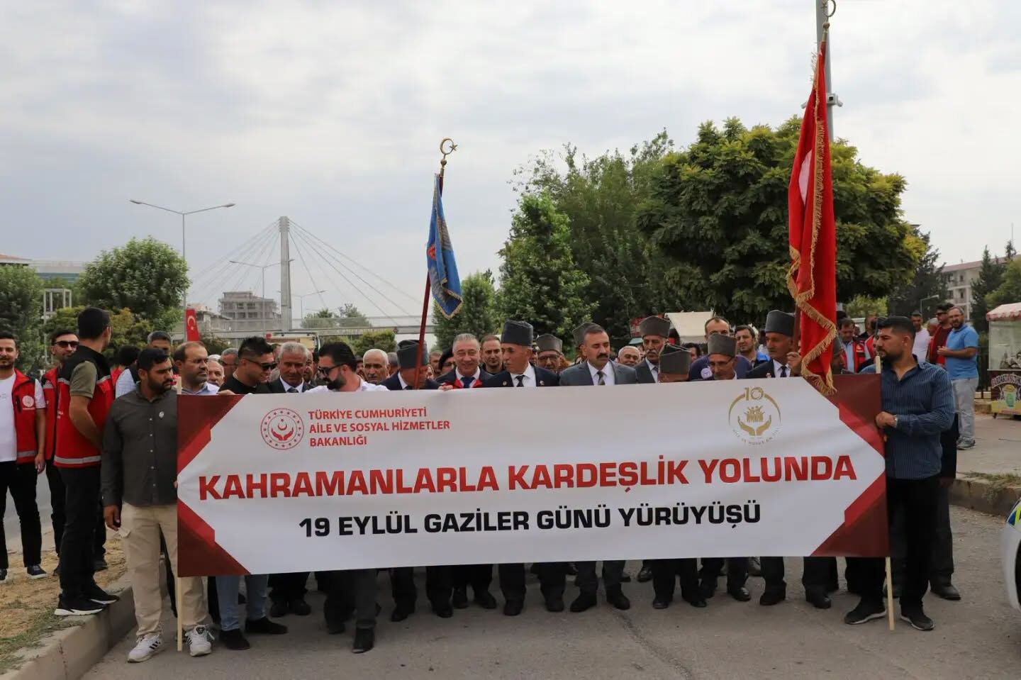 Adıyaman’da Gaziler Günü’nde Kortej Yürüyüşü Düzenlendi