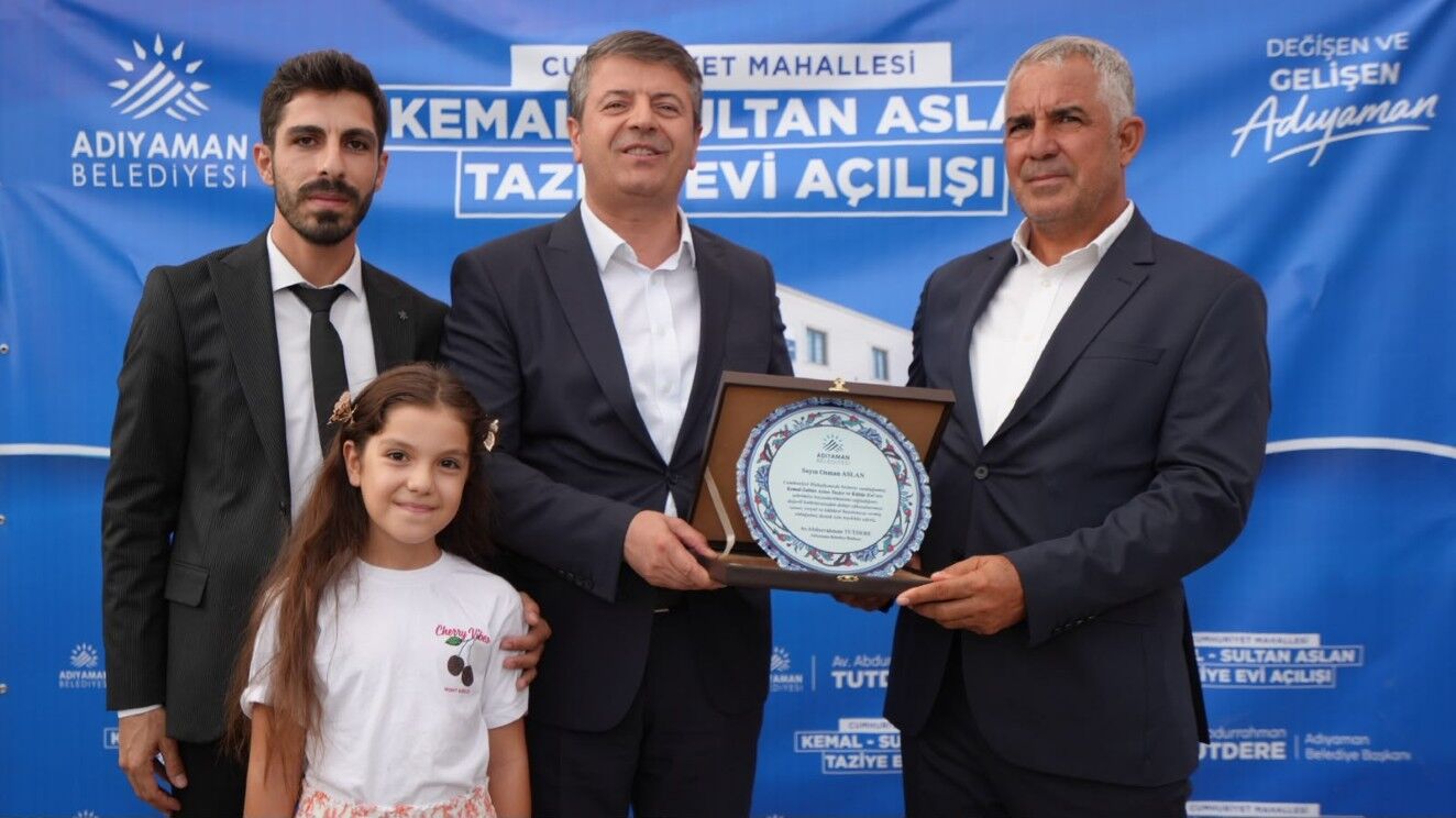 Adıyaman’da Kemal Sultan Aslan Taziye Evi Açıldı 1