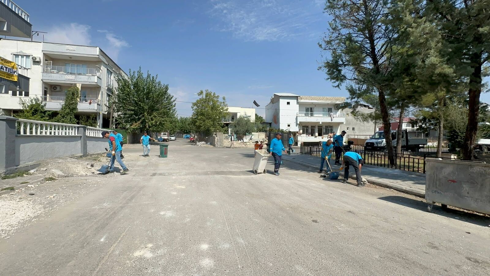 Adıyaman’da Toz Ve Kirliliğe Karşı Temizlik Ekipleri Sahada (1)