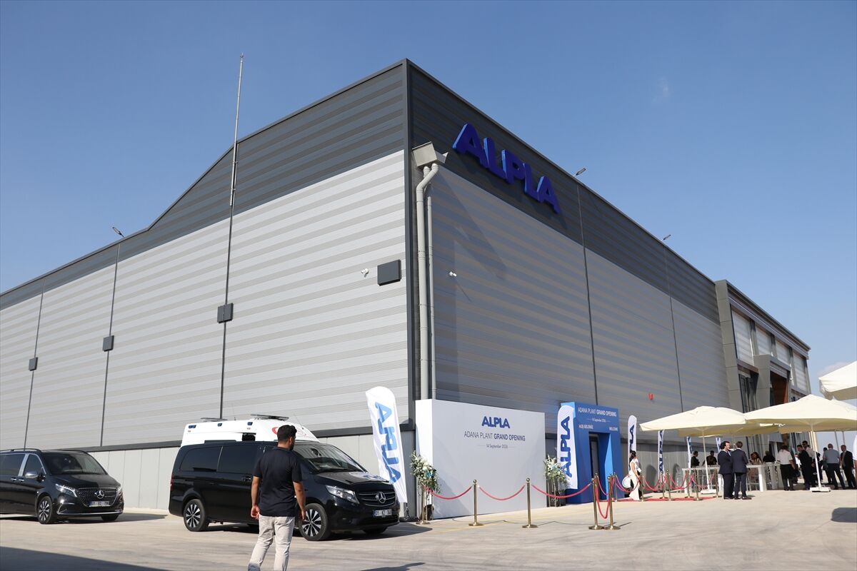 ALPLA, Adana'da 10 milyon avroluk yeni fabrika açtı