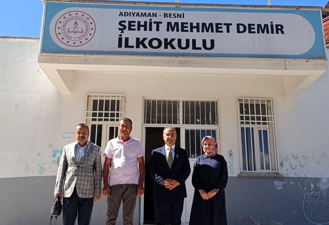 Besni’de İlçe Milli Eğitim Müdüründen Okul Ziyareti (2)