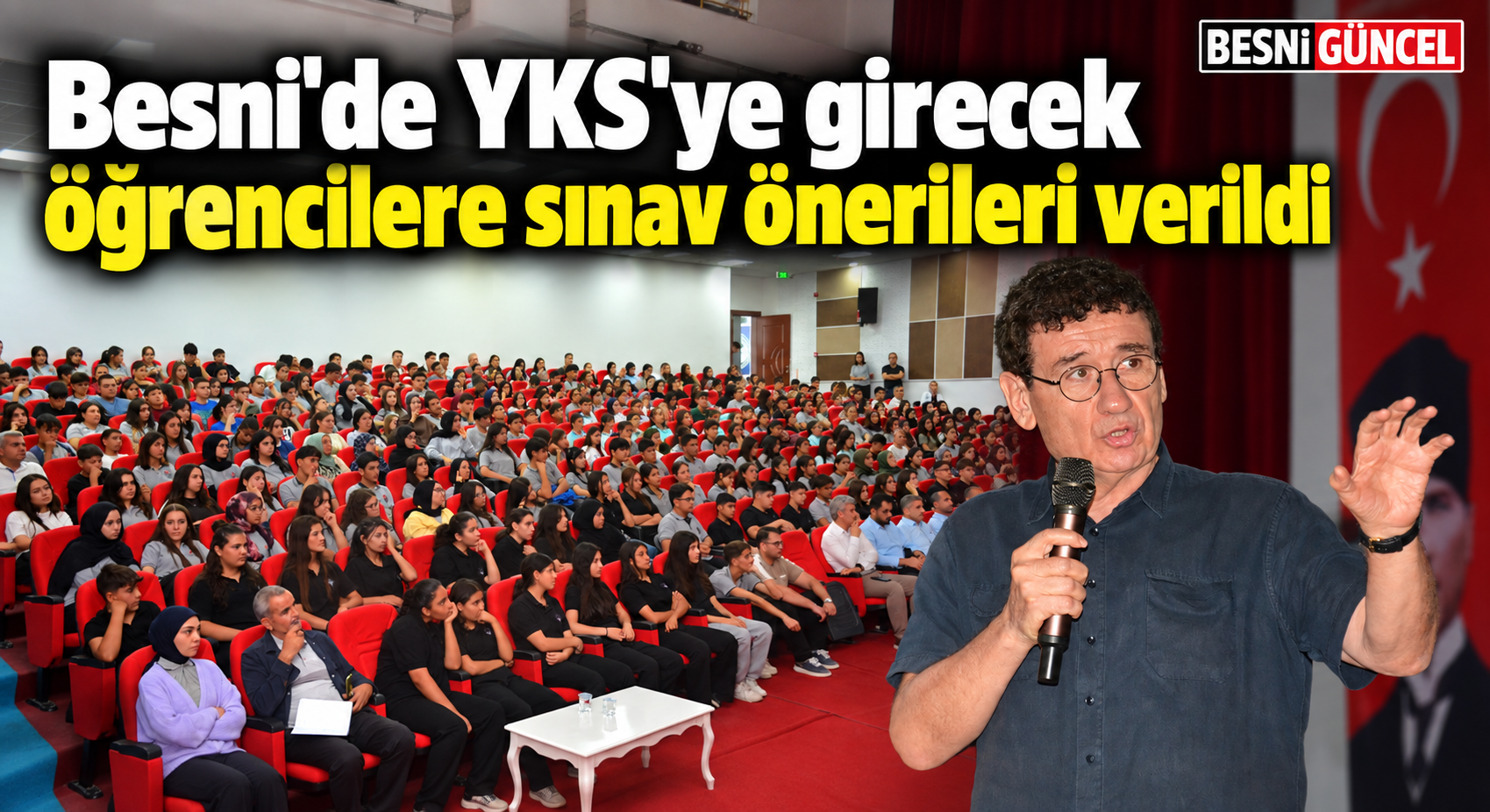 Besni’de YKS’ye girecek öğrencilere sınav önerileri verildi
